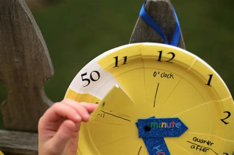 Paper Plate Clock Craft · Kix Cereal