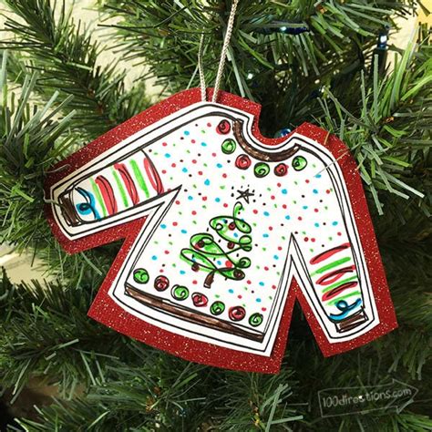 Ugly Sweaters Printable for Your Ugly Sweater Party - 100 Directions