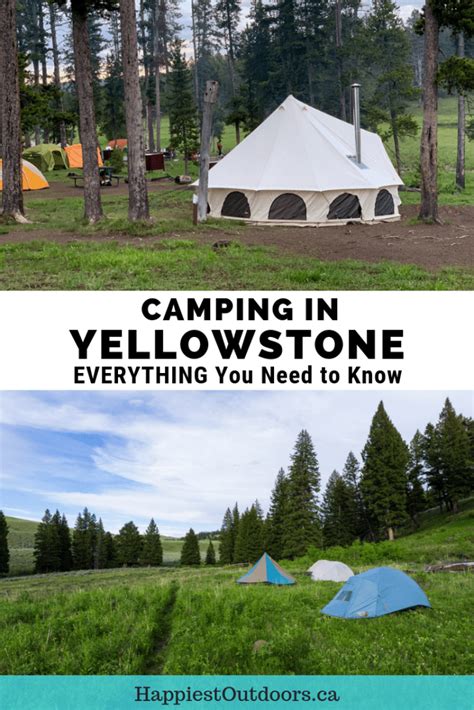 Everything You Need to Know About Camping in Yellowstone | Happiest ...