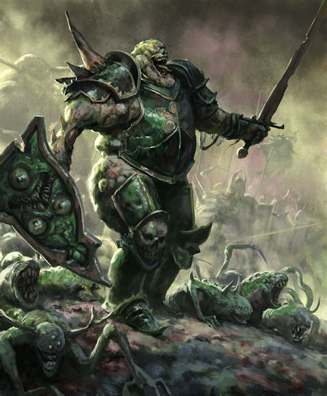 Nurgle Warrior, Daniel Farin on ArtStation at https://www.artstation.com/artwork/Ng2aN ...