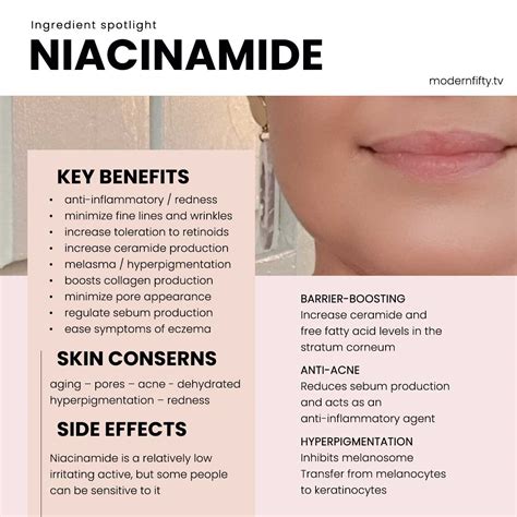 Niacinamide Skin Benefits For Mature Skin | ModernFifty.tv