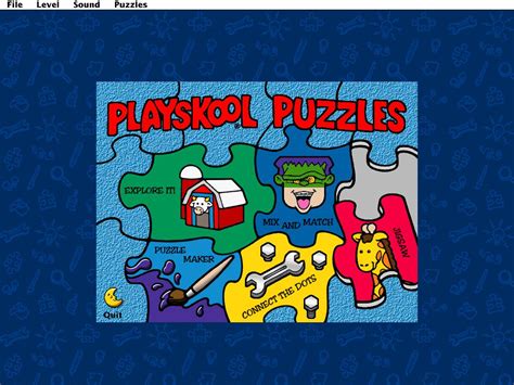 Playskool Puzzles Download (1996 Educational Game)