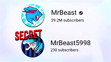 MrBeast Has Secret YouTube Channels? (discovered!) - YouTube