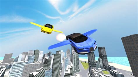 Flying Car Racing Simulator by freeonlinegames.com