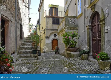 The Old Town of Lenola, Italy. Stock Photo - Image of lazio, entrance ...