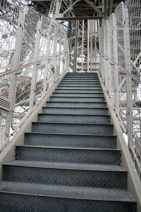 Eiffel Tower Stairs Royalty Free Stock Image - Image: 11468716