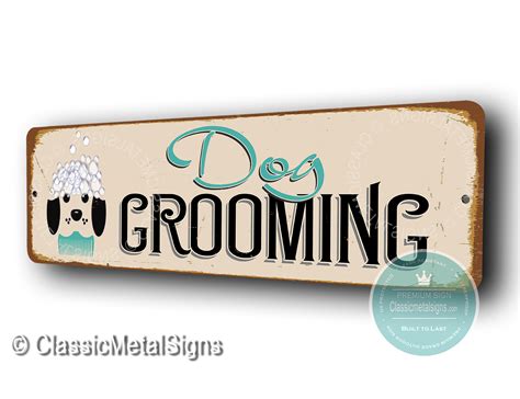 Dog Grooming Sign | Dog Grooming Signs | Dog Grooming Business Sign