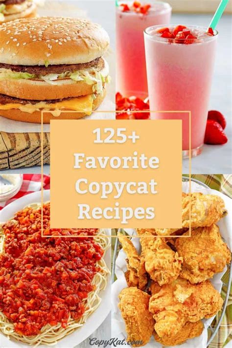 125+ Copycat Recipes (Starbucks, Olive Garden, Taco Bell & More)