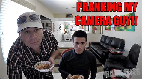 Prankster Pranks His Camera Guy! - EPIC REACTION!! - YouTube