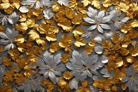 Golden Leaves Background Graphic by Forhadx5 · Creative Fabrica