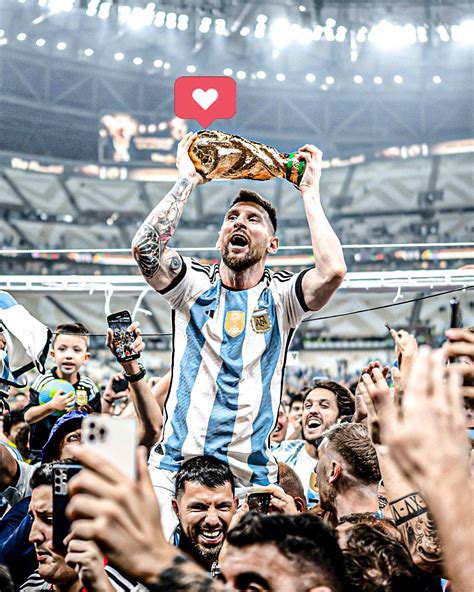 ESPN FC on Twitter: "Lionel Messi's World Cup Instagram post has become the most liked post by a ...