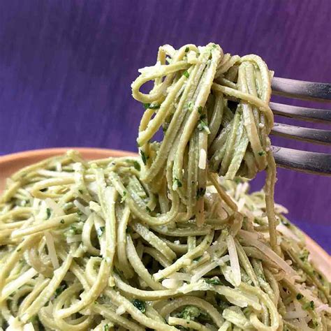 Keto Edamame Pasta with Pesto Sauce - Resolution Eats