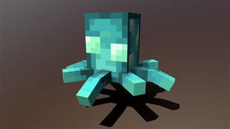 Minecraft Glow-Squid - 3D model by Edge (@ItsEdge) [0103456] - Sketchfab