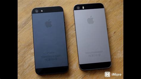 iPhone 5s Space Gray and iPhone 5 Black and Slate Color Comparison ...