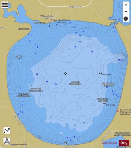 East Lake Tohopekaliga Fishing Map | Nautical Charts App