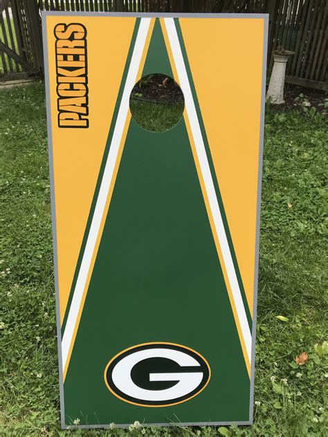 Packers board | Cornhole boards, Cornhole, Packers