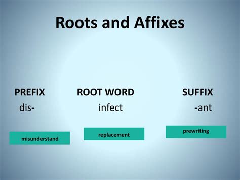 PPT - Roots and Affixes PowerPoint Presentation, free download - ID:1892552