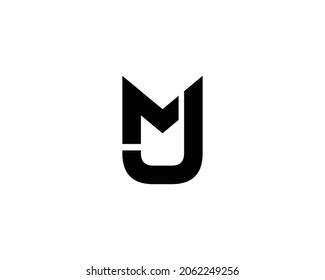 Mj Logo Design Vector Template Stock Vector (Royalty Free) 2062249256