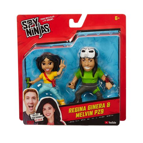 Spy Ninjas Collectible 2 Figure Pack - Regina and PZToys from Character