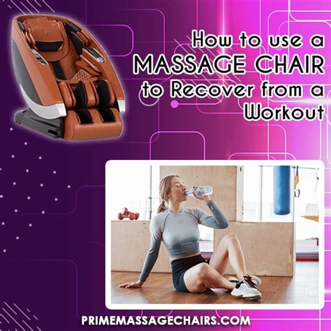 How to Use a Massage Chair to Recover from a Workout - Prime Massage Chairs