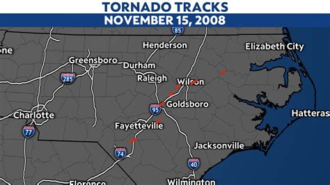 North Carolina has a history for deadly tornadoes in autumn