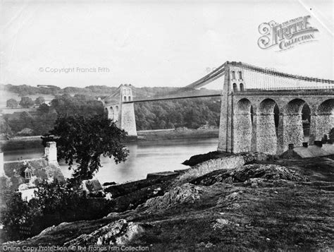 Photo of Menai Bridge, The Bridge c.1868 - Francis Frith