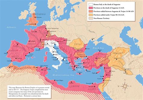 Roman Empire Map [Eastern and Western Rome]