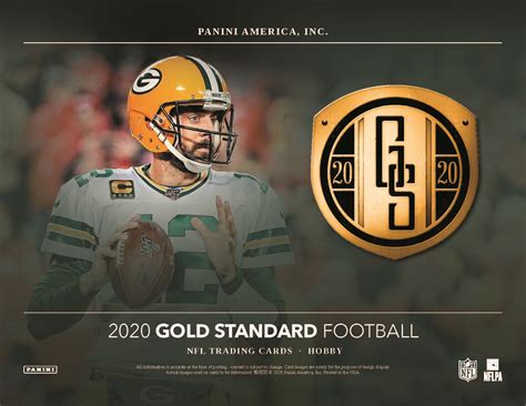 2020 Panini Gold Standard NFL Football Cards Shimmers With Luxury