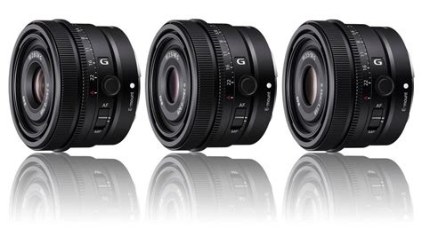 Sony launches THREE new compact prime lenses for its full frame ...