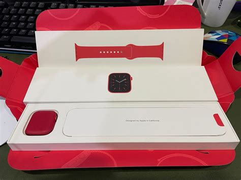 Apple watch series 6 red color, Luxury, Watches on Carousell