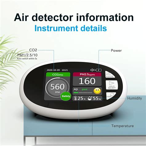 Tools Measurement & Analysis Instruments K1KA Indoor Air Quality Sensor ...