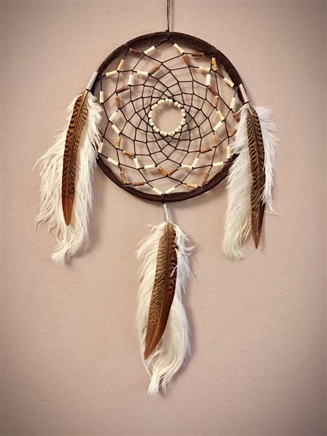 Native American Dreamcatcher - Sage Blessed - Buckskin - Buffalo Bone - Sioux - Lakota - Boho ...