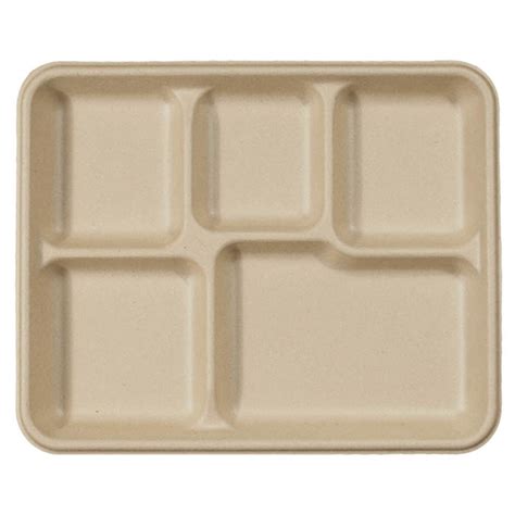 Fiber Compostable School Lunch Trays | TR-SC-UF