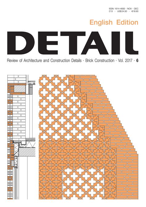 DETAIL English 6/2017 - Brick Construction by DETAIL - Issuu