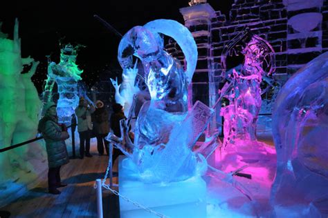 Ice sculptures dazzle at annual festival