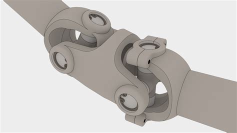 Double Cardan Joint | 3D CAD Model Library | GrabCAD