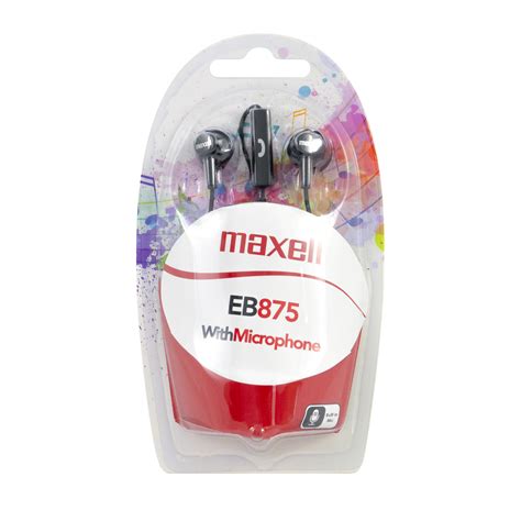 EB875 Earbuds with Mic - Maxell
