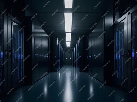 Premium AI Image | Server room data center