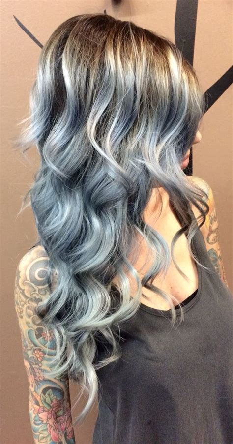 Silver grey blue hair.. It can be whatever u want! | Good hair day, Blue hair, Hair day