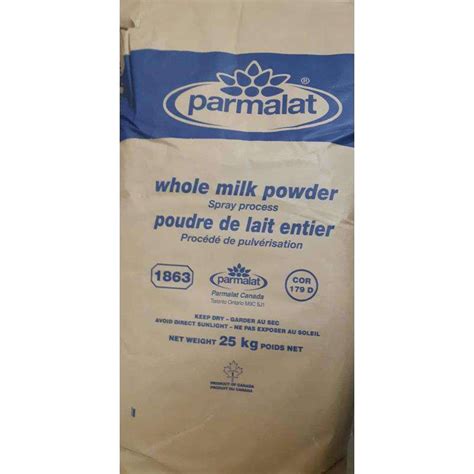 Parmalat - Whole Milk Powder 26% - 25 Kg - BulkMart Canada - Bulk Mart