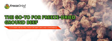 Top 3 Freeze-Dried Ground Beef To Buy Online | Freeze Dried Guide