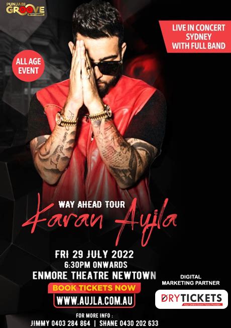 Way Ahead Tour - Karan Aujla Live in Concert Sydney 2022 - DryTickets.com.au