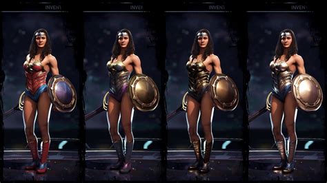 Wonder Woman - Gear and Skin Showcase - Injustice 2 - YouTube