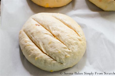 Cheddar Cheese Hamburger Buns | Serena Bakes Simply From Scratch