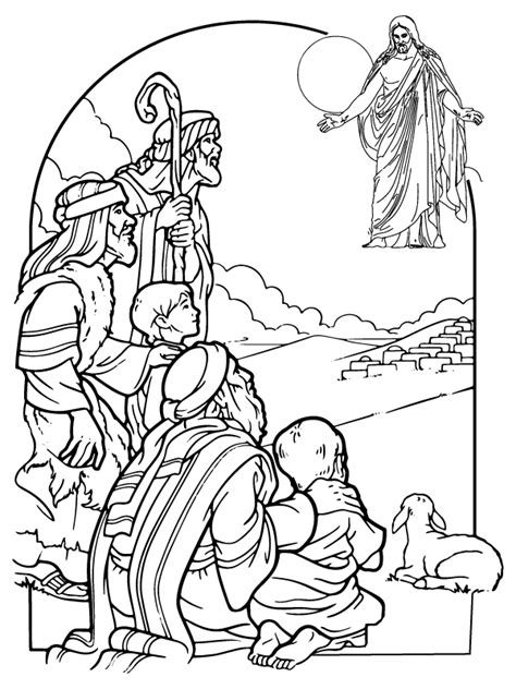 The Resurrection of Jesus Christ - Coloring Pages