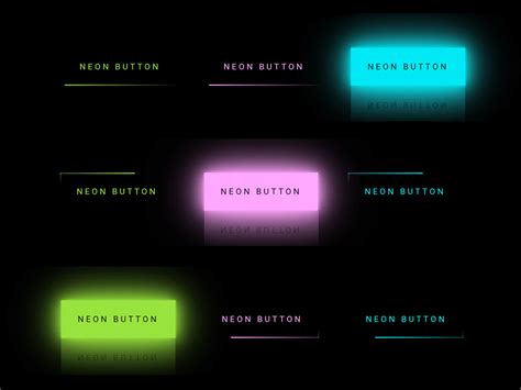 CSS Neon Glow Animation Buttons — CodeHim