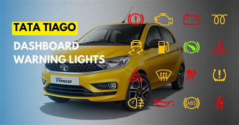 Tata Tiago Instrument Cluster Symbols : Warning Lights - Ninja Fix