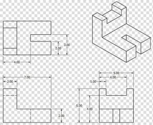 Orthographic Projection (Principles, Conversions) | Difference Between Orthographic & Isometric ...