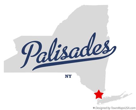 Map of Palisades, NY, New York