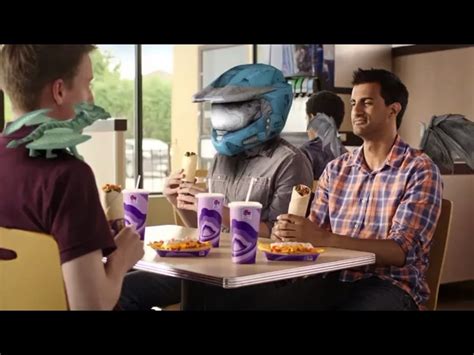 Saw this in a taco bell commercial. Awesome : halo